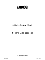 Zanussi ZK 24/11 AGO Kasutusjuhend