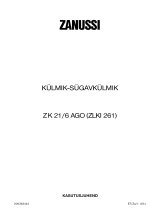 Zanussi ZK 21/6 AGO Kasutusjuhend