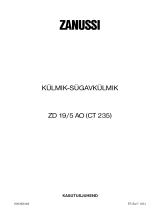 Zanussi ZD 19/5 AO Kasutusjuhend