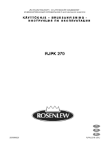 ROSENLEW RJPK 270 Kasutusjuhend