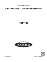 ROSENLEW RKP 185 Kasutusjuhend