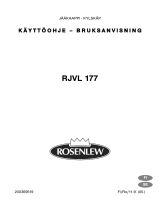 ROSENLEW RJVL 177 Kasutusjuhend