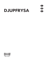 IKEA DJUPFRYSA Kasutusjuhend