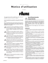 Faure FRT146AW Kasutusjuhend