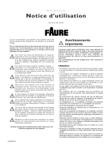 Faure FRT146AW Kasutusjuhend