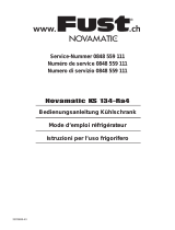 Novamatic KS134-RA4 Kasutusjuhend