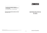 Zanussi ZI2402 Kasutusjuhend