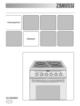 Zanussi ZCV560MX1 Kasutusjuhend