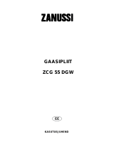 Zanussi ZCG55DGW Kasutusjuhend