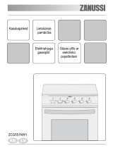 Zanussi ZCG551NW1 Kasutusjuhend