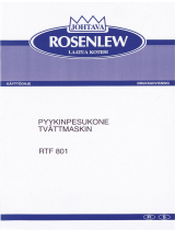 ROSENLEW RTF801 Kasutusjuhend