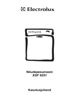 Electrolux ESF6251X Kasutusjuhend