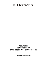 Electrolux EWF1649 Kasutusjuhend