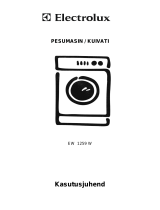 Electrolux EW1259W Kasutusjuhend