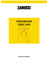 Zanussi ZWS1040 Kasutusjuhend