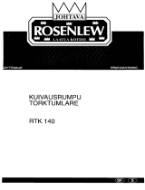 ROSENLEW RTK140 Kasutusjuhend