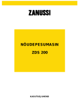 Zanussi ZDS200 Kasutusjuhend