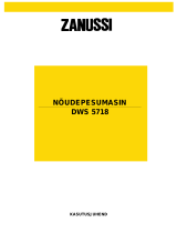 Zanussi DWS5718 Kasutusjuhend