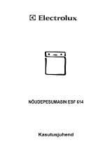 Electrolux ESF614 Kasutusjuhend