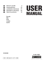 Zanussi ZCG560MW Kasutusjuhend