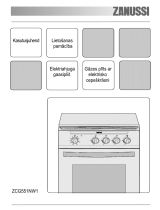 Zanussi ZCG551NW1 Kasutusjuhend