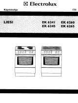 Electrolux EK6265 Kasutusjuhend