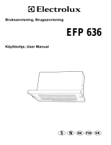 Electrolux EFP636/SK Kasutusjuhend