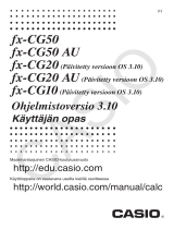 Casio fx-CG10, fx-CG20 Kasutusjuhend