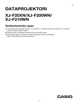 Casio XJ-F10X, XJ-F20XN, XJ-F100W, XJ-F200WN, XJ-F210WN Verkkotoimintojen opas
