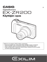 Casio EX-ZR200 Kasutusjuhend