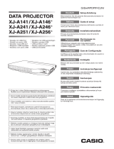 Casio XJ-A141, XJ-A146, XJ-A241, XJ-A246, XJ-A251, XJ-A256 (Serial Number: D****A) paigaldusjuhend