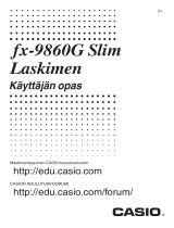 Casio fx-9860G Slim Kasutusjuhend