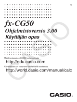 Casio fx-CG50 Kasutusjuhend