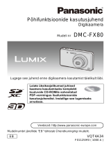 Panasonic DMCFX80 Kasutusjuhend