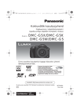 Panasonic DMCG5W Kasutusjuhend