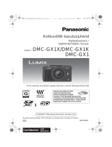 Panasonic DMCGX1K Kasutusjuhend