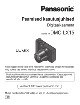 Panasonic DMCLX15 Kasutusjuhend