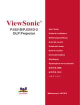ViewSonic PJ551D-2 Kasutusjuhend