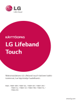 LG Lifeband Touch FB84 Kasutusjuhend
