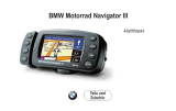 Garmin BMW Motorrad Navigator III Kasutusjuhend