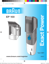 Braun EP100 Exact Power Kasutusjuhend