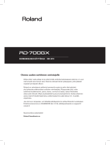 Roland RD-700GX Omaniku manuaal