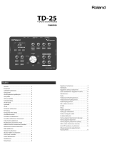 Roland TD-25 Omaniku manuaal