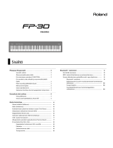 Roland FP-30 Omaniku manuaal