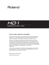 Roland HD-1 Omaniku manuaal