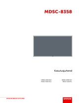 Barco MDSC-8358 Kasutusjuhend