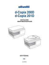 Olivetti d-Copia 200D - d-Copia 201D Omaniku manuaal