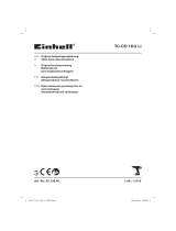 EINHELL TC-CD 18-2 Li (1x1,5Ah) Kasutusjuhend