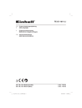 Einhell Expert Plus TE-CI 18/1 Li (1x2,0Ah) Kasutusjuhend