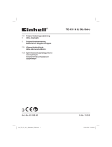 Einhell Professional TE-CI 18 Li Brushless-Solo Kasutusjuhend